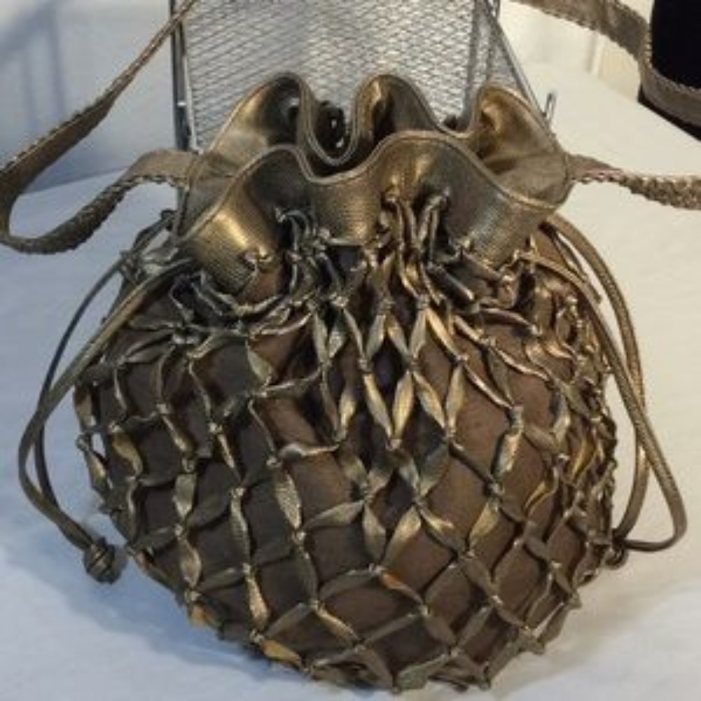 Tianni Gold Hobo Bag